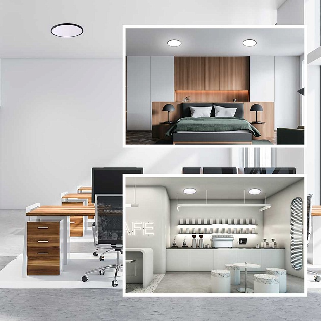 Потолочный светодиодный светильник Apeyron Spin 18-137 изображение 14 Потолочный светодиодный светильник Apeyron Spin 18-137 Фото № 14