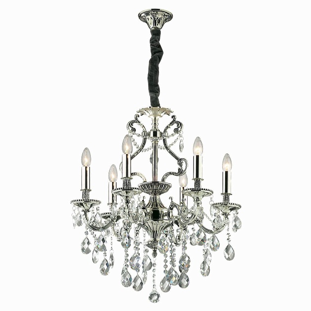 Подвесная люстра Ideal Lux Gioconda SP6 Argento 044927 Фото № 