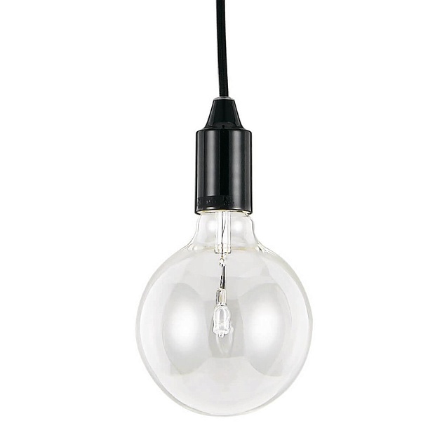 Подвесной светильник Ideal Lux Edison SP1 Nero 113319 Фото № 