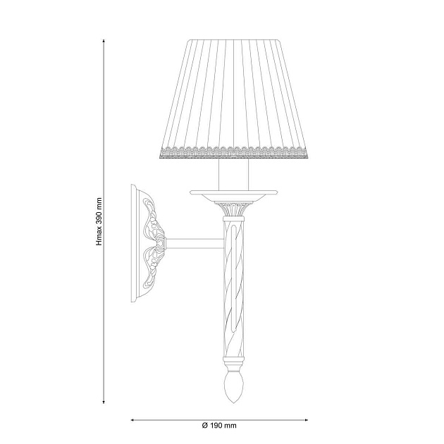 Бра Lucia Tucci Oria W144.1 White изображение 2 Бра Lucia Tucci Oria W144.1 White Фото № 2