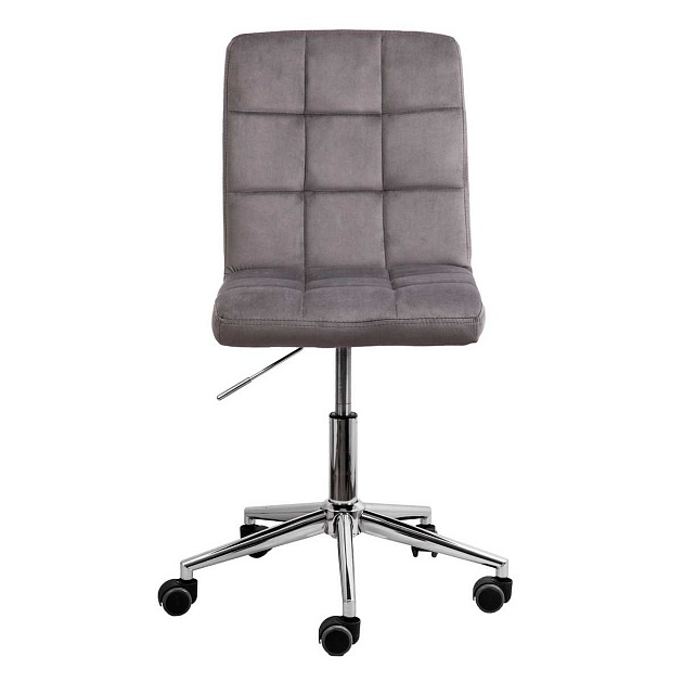 Поворотное кресло AksHome Fiji светло-серый, велюр 72573 изображение 7 Поворотное кресло AksHome Fiji светло-серый, велюр 72573 Фото № 7