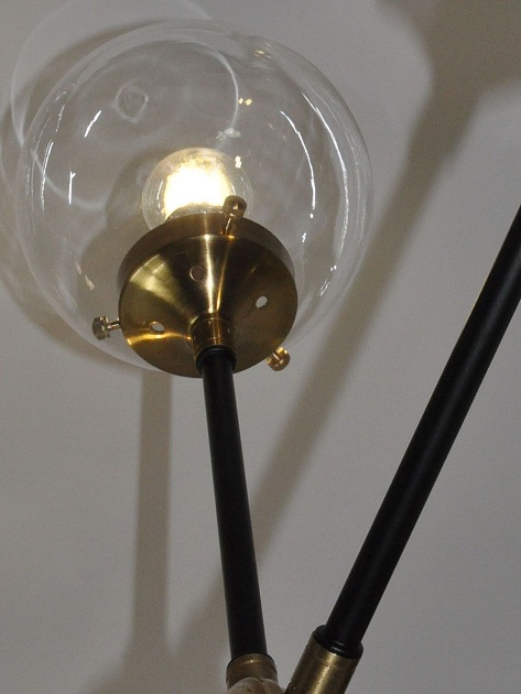 Потолочная люстра Elvan LU-208/5-E27-BkBaCl Фото № 2