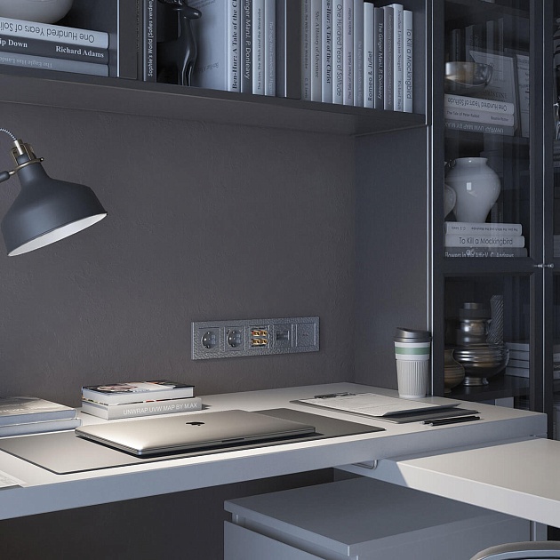 Розетка Werkel Hammer с заземлением серебряный W1271006 4690389162800 изображение 6 Розетка Werkel Hammer с заземлением серебряный W1271006 4690389162800 Фото № 6