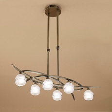 Подвесная люстра Mantra Loop Antique Brass 1821 1