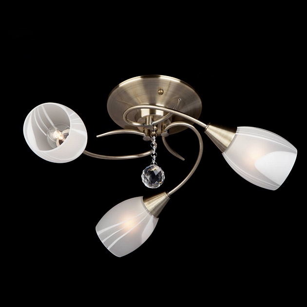 Подвесная люстра Eurosvet 30100/3 античная бронза изображение 3 Подвесная люстра Eurosvet 30100/3 античная бронза Фото № 3