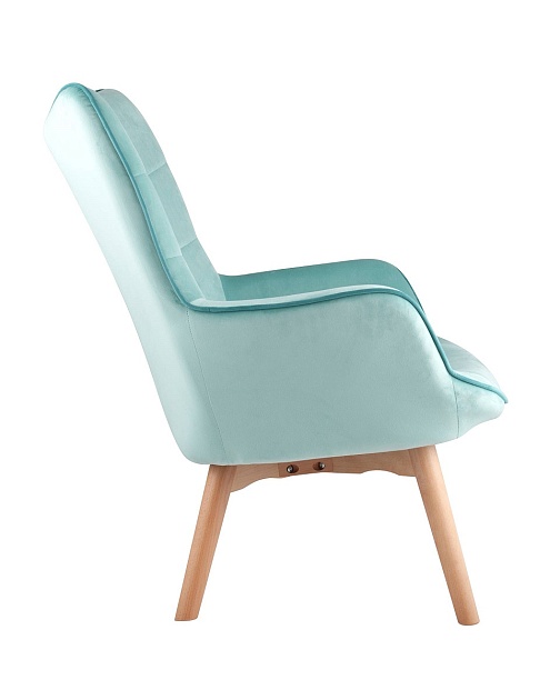 Кресло Stool Group Манго вельвет мятный MANCO HLR-59 изображение 2 Кресло Stool Group Манго вельвет мятный MANCO HLR-59 Фото № 2
