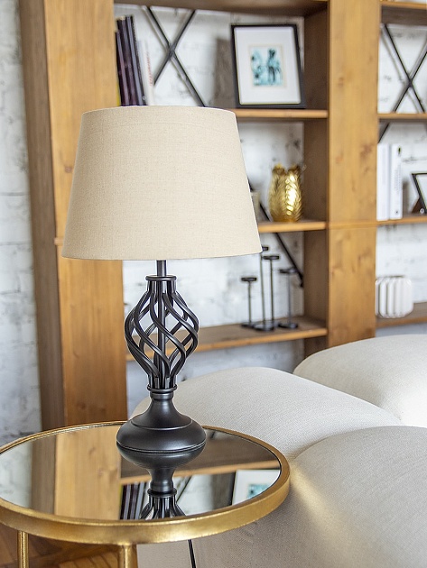 Настольная лампа Lucia Ковка черная 432 4606400510758 изображение 2 Настольная лампа Lucia Ковка черная 432 4606400510758 Фото № 2