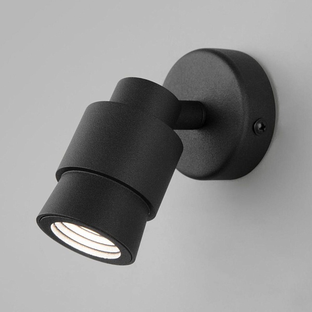 Светодиодный спот Eurosvet Plat 20125/1 черный Фото № 