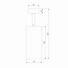 Светодиодный спот Elektrostandard Diffe 85266/01 белый/черный a058252 1