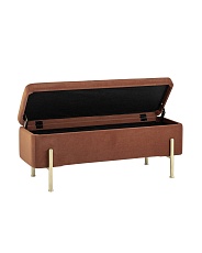Банкетка Stool Group Болейн с ящиком велюр терракотовый 20A544VF-MOMO-10 1