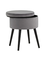 Пуф Stool Group Клайс велюр серый vd-clays-b27 1