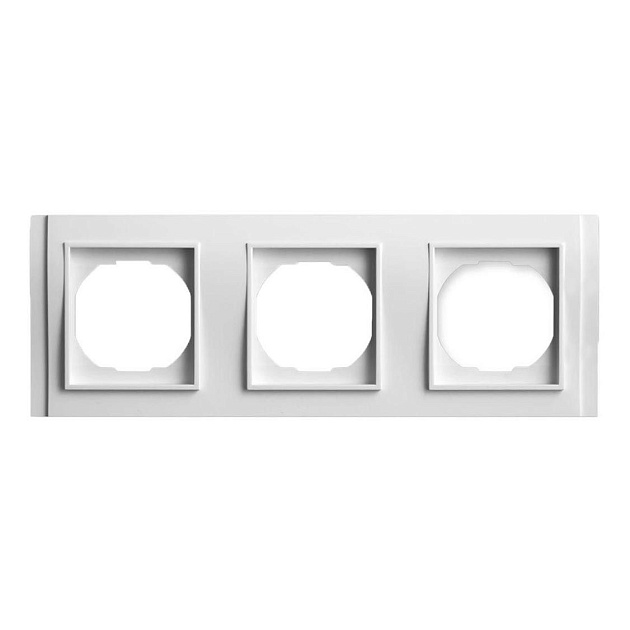 Рамка 3-постовая Vesta-Electric Verona белый FRM020301BEL Фото № 