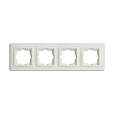 Рамка 4-постовая Mono Electric Despina жемчуг 102-250000-163