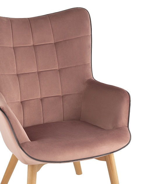 Кресло Stool Group Манго велюр розовый MANCO HLR-34 изображение 2 Кресло Stool Group Манго велюр розовый MANCO HLR-34 Фото № 2