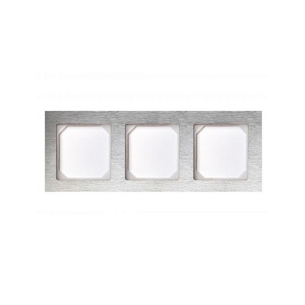 Рамка 3-постовая Liregus Epsilon сталь 28-2273 Фото № 