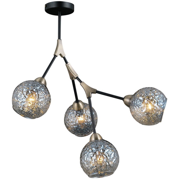 Подвесная люстра Illumico IL0263-4PSQ-79 BK AB изображение Подвесная люстра Illumico IL0263-4PSQ-79 BK AB Фото №