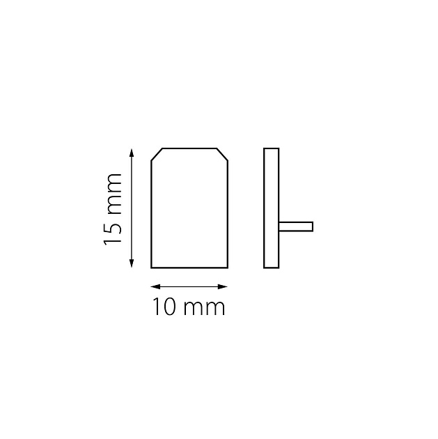 Заглушка Lightstar Linea (2шт) 506167 изображение 2 Заглушка Lightstar Linea (2шт) 506167 Фото № 2