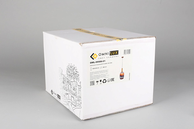 Подвесной светильник Omnilux Terrenove OML-99506-01 изображение 2 Подвесной светильник Omnilux Terrenove OML-99506-01 Фото № 2