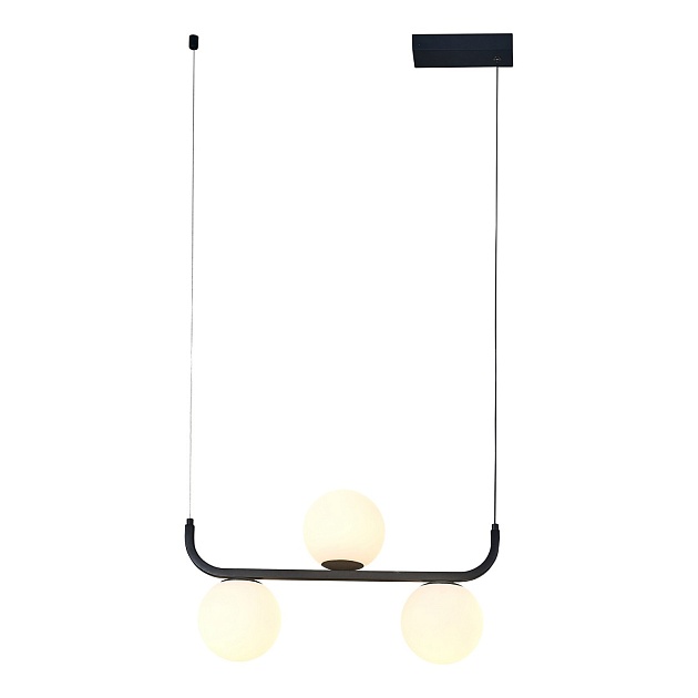 Подвесная светодиодная люстра Gerhort G61319/3BK Фото № 