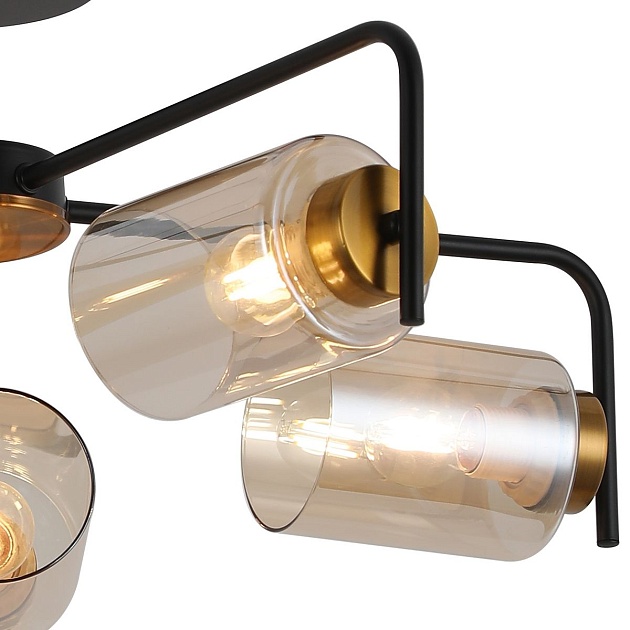 Потолочная люстра Illumico IL8248-5COU-79 BK GD Фото № 2