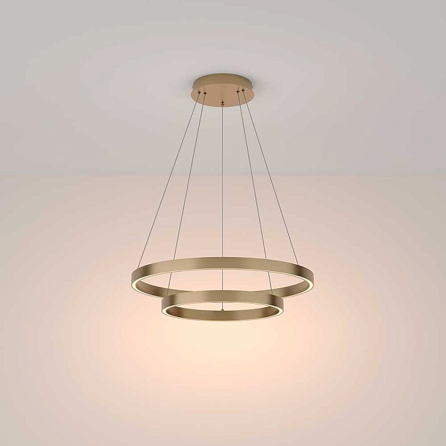 Подвесной светодиодный светильник Maytoni Rim MOD058PL-L55BSK изображение 2 Подвесной светодиодный светильник Maytoni Rim MOD058PL-L55BSK Фото № 2