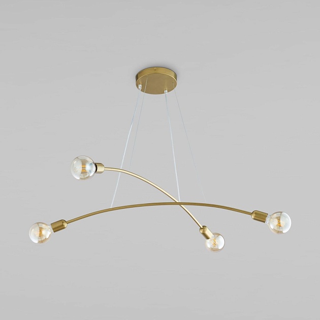 Подвесная люстра TK Lighting 2727 Helix Gold изображение Подвесная люстра TK Lighting 2727 Helix Gold Фото №