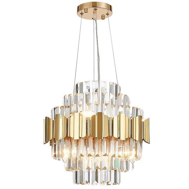 Подвесная люстра Natali Kovaltseva Ruby 81442/6C Gold Фото № 