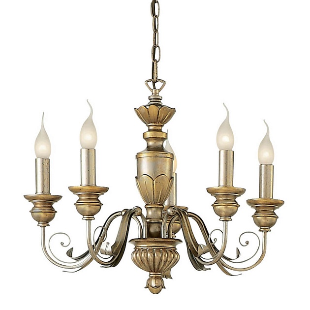 Подвесная люстра Ideal Lux Firenze Sp5 Oro Antico 020822 изображение Подвесная люстра Ideal Lux Firenze Sp5 Oro Antico 020822 Фото №