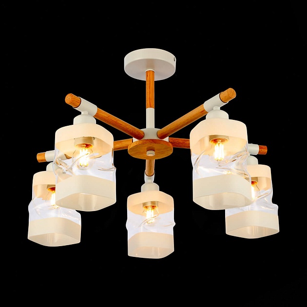 Потолочная люстра Evoluce Abiritto SLE114502-05 изображение 4 Потолочная люстра Evoluce Abiritto SLE114502-05 Фото № 4