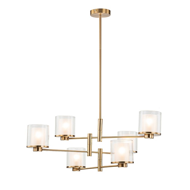 Подвесная люстра Indigo Bilancia 13023/6R Brass V000352 Фото № 4