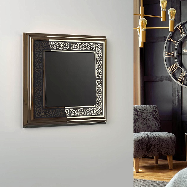 Выключатель Werkel одноклавишный черный матовый W1110008 4690389156588 изображение 9 Выключатель Werkel одноклавишный черный матовый W1110008 4690389156588 Фото № 9