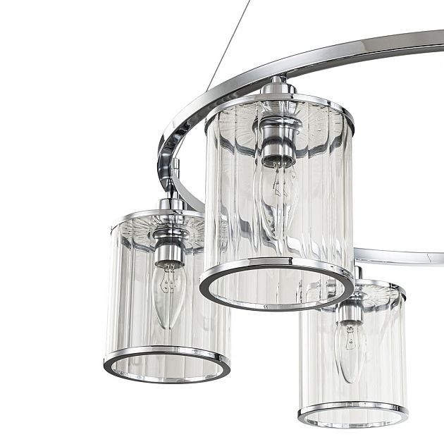 Подвесная люстра Indigo Dante 13022/6P Chrome V000407 изображение 2 Подвесная люстра Indigo Dante 13022/6P Chrome V000407 Фото № 2