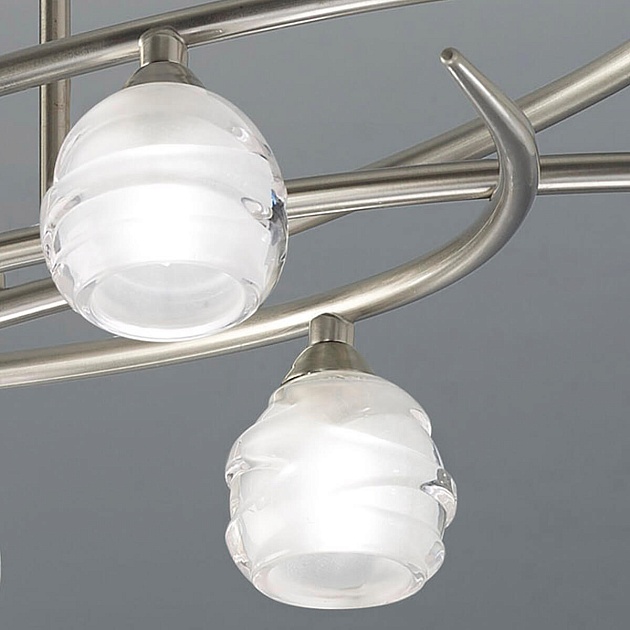 Подвесная люстра Mantra Loop Satin Nickel 1811 Фото № 5