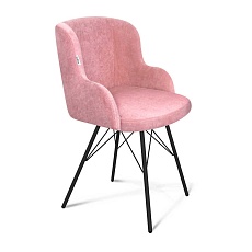 Кухонный стул Sheffilton SHT-ST39/S37 пыльная роза/черный муар 8310833504