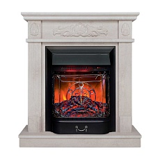 Электрокамин Realflame Adelaida WT с очагом Majestic Lux Black RC 305001