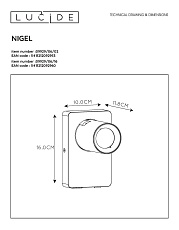 Спот Lucide Nigel 09929/06/02 1