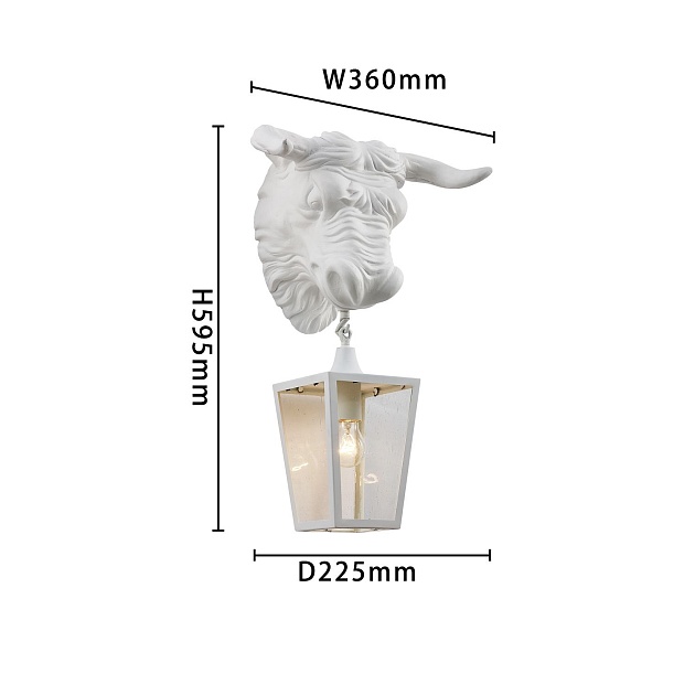 Уличный настенный светильник Favourite Bison 4000-1W изображение 2 Уличный настенный светильник Favourite Bison 4000-1W Фото № 2