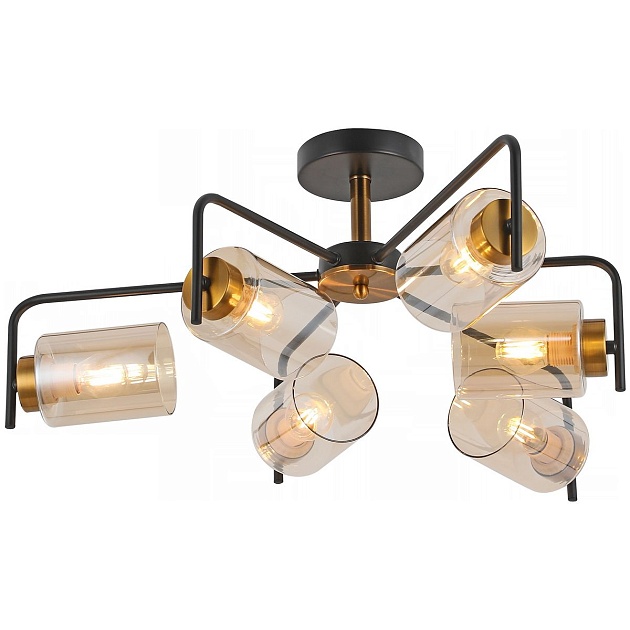 Потолочная люстра Illumico IL8248-6COU-79 BK GD Фото № 
