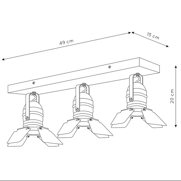 Спот Lucide Picto 17997/03/35 Фото № 2
