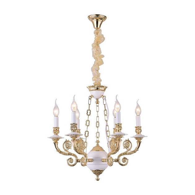 Подвесная люстра Arte Lamp A7024LM-6WG изображение Подвесная люстра Arte Lamp A7024LM-6WG Фото №