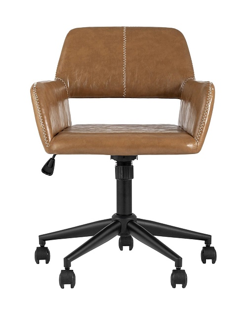 Поворотное кресло Stool Group Филиус экокожа коричневая FILIUS изображение 2 Поворотное кресло Stool Group Филиус экокожа коричневая FILIUS Фото № 2