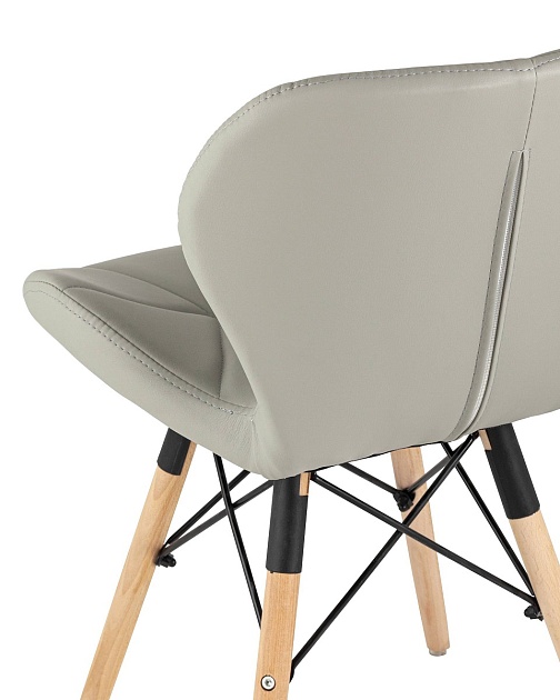 Кухонный стул Stool Group Бон экокожа серый DC-19122601 grey изображение 6 Кухонный стул Stool Group Бон экокожа серый DC-19122601 grey Фото № 6