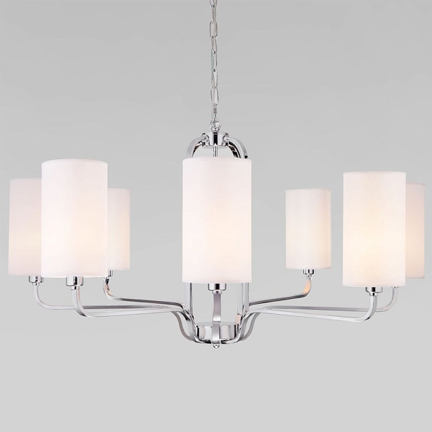 Подвесная люстра Eurosvet Purezza 60128/8 хром изображение 4 Подвесная люстра Eurosvet Purezza 60128/8 хром Фото № 4