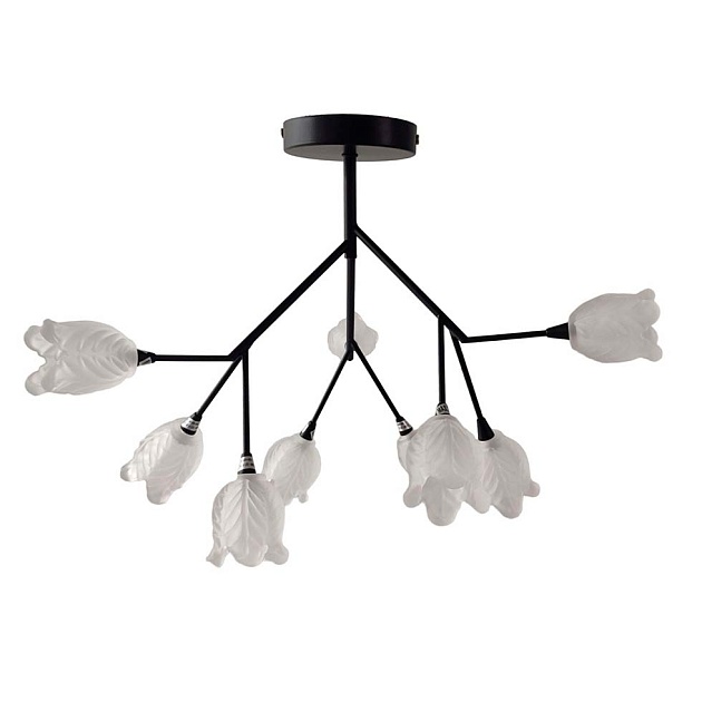 Потолочная люстра ЭкономСвет 11112/9BK WT Фото № 