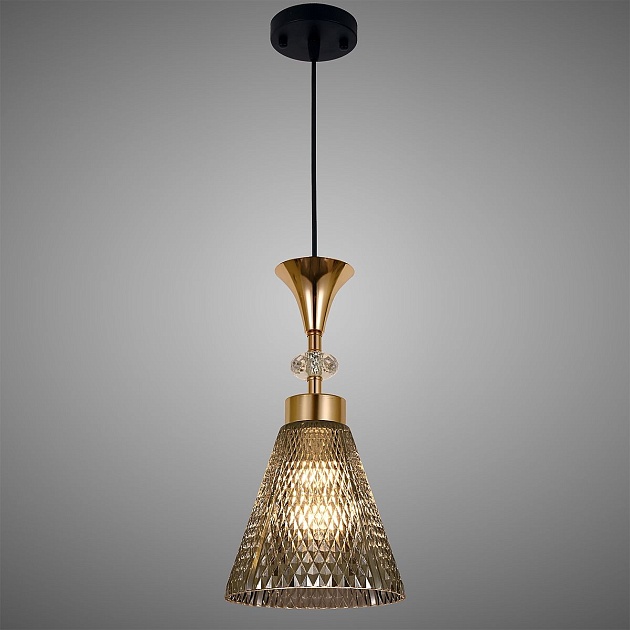 Подвесной светильник Reluce 02005-0.9-01 Smoke Фото № 3