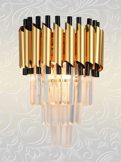 Настенный светильник Natali Kovaltseva Darian 76017/2W Gold изображение 4 Настенный светильник Natali Kovaltseva Darian 76017/2W Gold Фото № 4