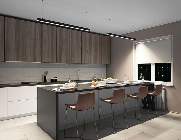 Подвесной светодиодный светильник Denkirs DK9123-BK Фото № 7