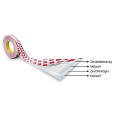 Двусторонний скотч Deko-Light double-faced adhesive tape 9088-200 10mm/50m 930346