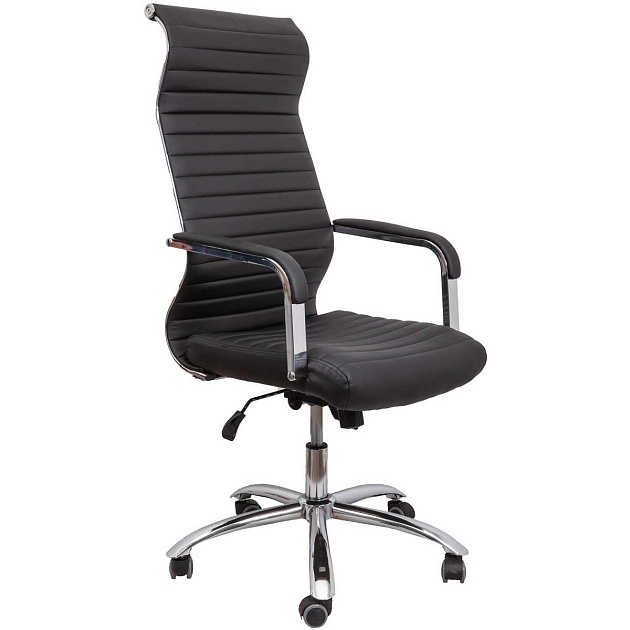 Офисное кресло AksHome Grid чёрный, экокожа 69794 изображение Офисное кресло AksHome Grid чёрный, экокожа 69794 Фото №