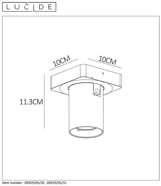 Спот Lucide Nigel 09929/05/30 Фото № 3